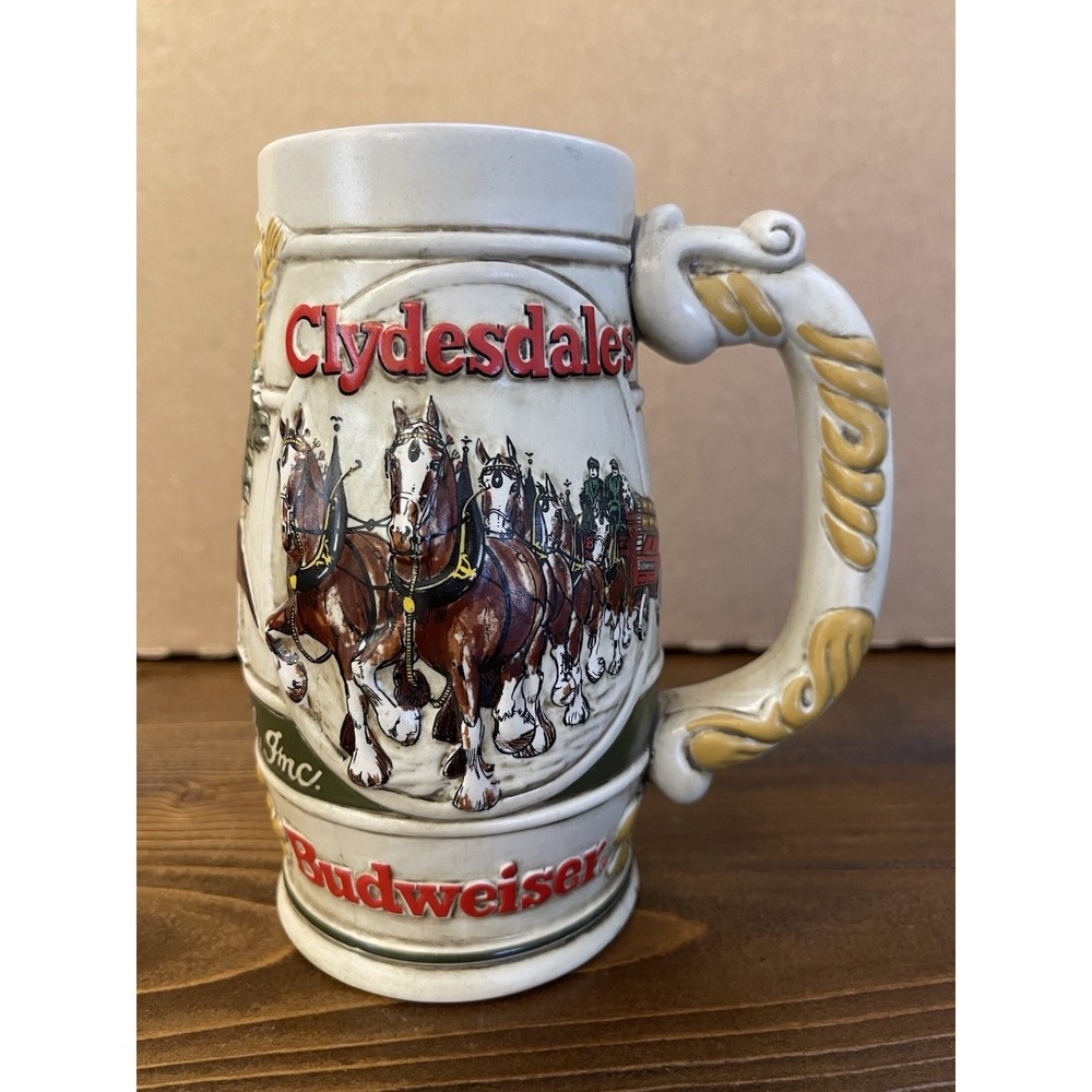 Budweiser Clydesdales Ceramarte Promotional Products Group Beer Stein (Vintage)